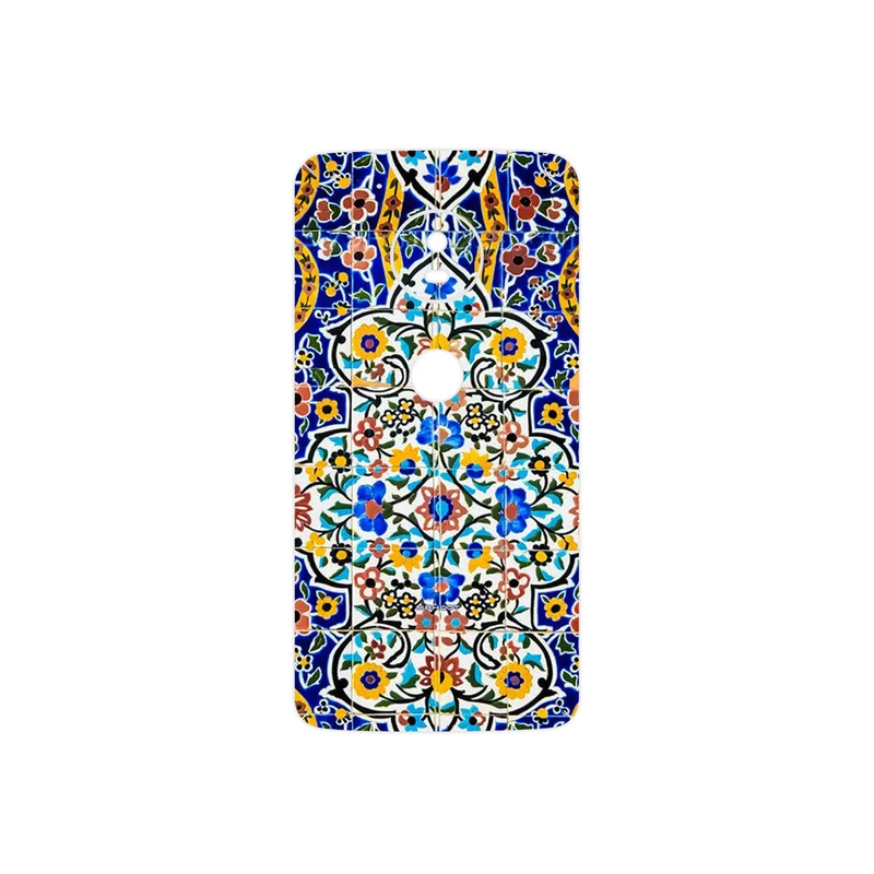 برچسب پوششی ماهوت مدل Iran Tile 12 مناسب برای گوشی موبایل موتورولا Moto G5