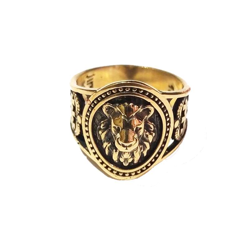 انگشتر مردانه مدل شیر کد 1005