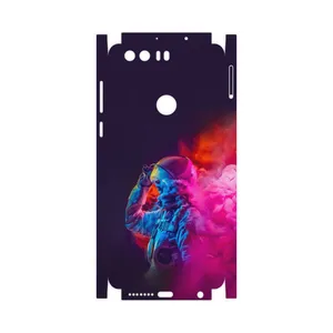 MAHOOT Smoke Rainbow Digital Art 1-FullSkin Cover Sticker for Honor 8