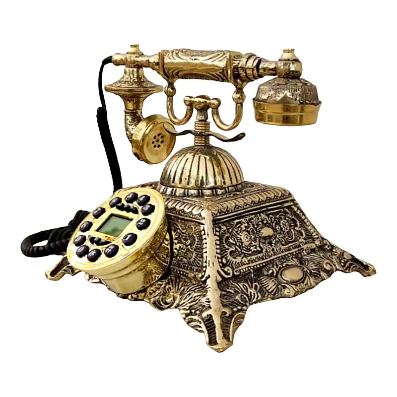 تلفن برنجی مدل هرمی کد H-1192