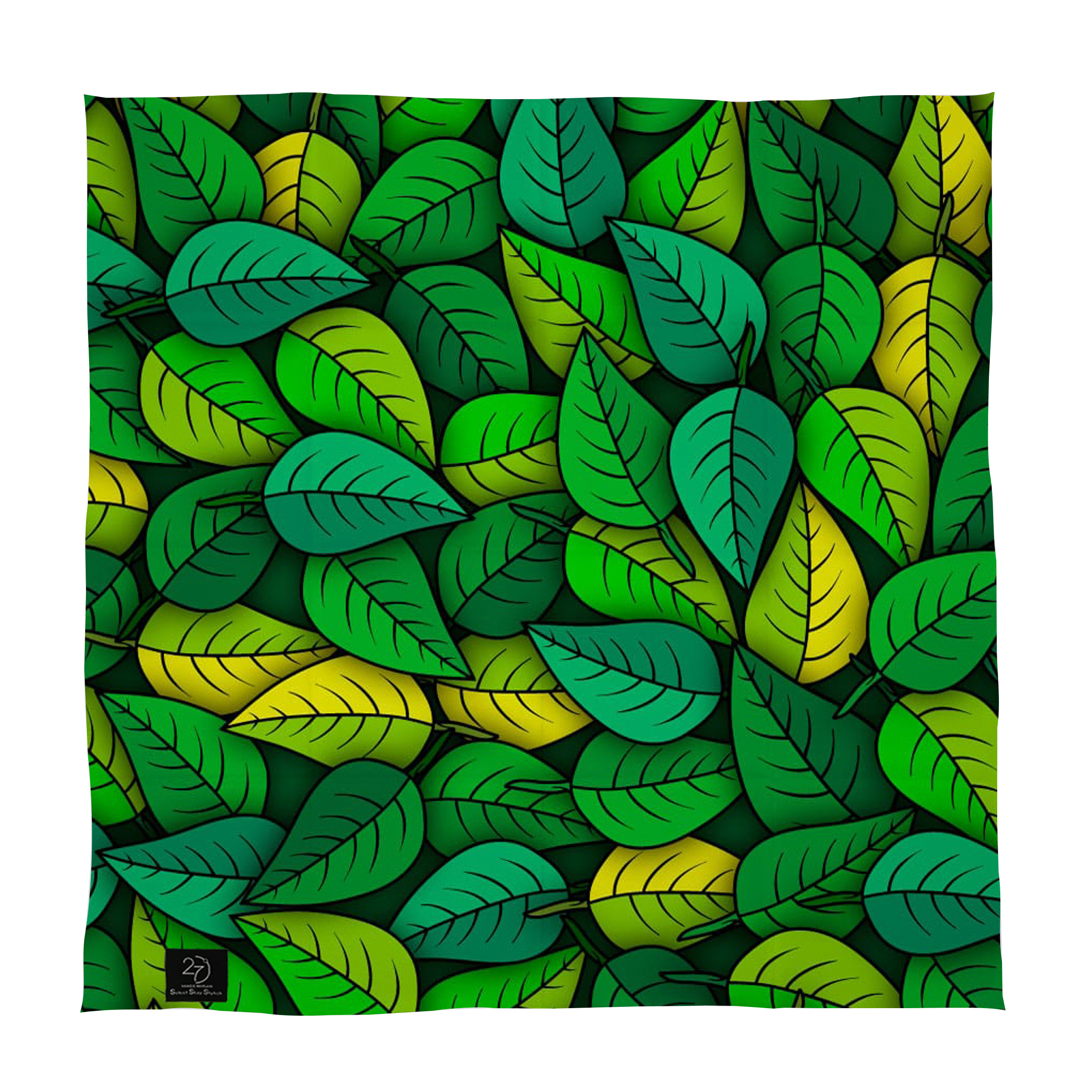 دستمال سر و گردن 27 طرح برگ کد J24