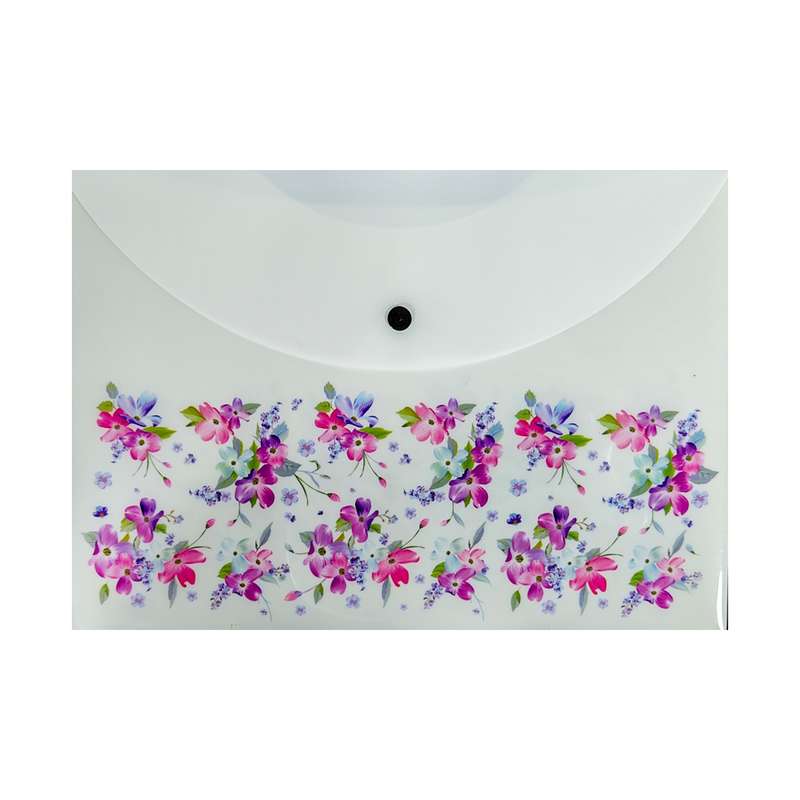 پوشه دکمه دار پیلاوران مدل فانتزی جیب دار طرح گل کد 10