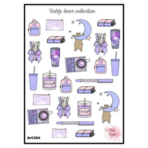 استیکر مدل خرس teddy bear کد 304