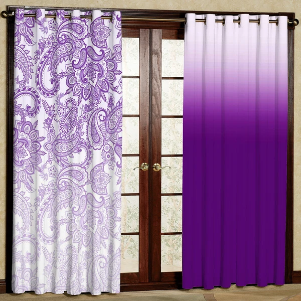 پرده مدل چاپی هازان پانچی کد 241 سایز 200x140 سانتی متر