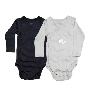 بادی آستین بلند نوزادی لوپیلو مدل IAN 329139 مجموعه دو عددی