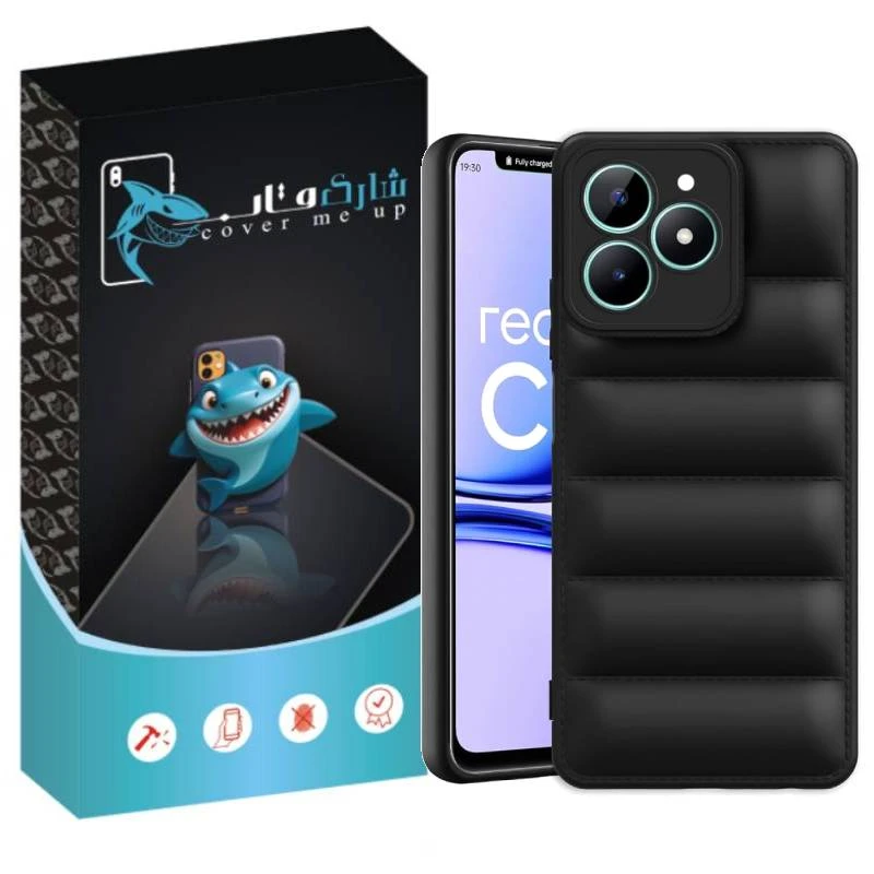 کاور شارک قاب مدل پافری مناسب برای گوشی موبایل ریلمی C61