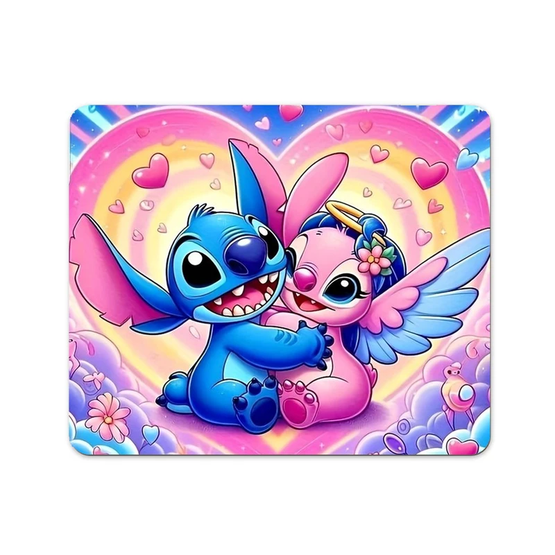 ماوس پد پاد آفرین مدل کارتون استیچ و لیلو کد P057 سایز 19*24 سانتی متر