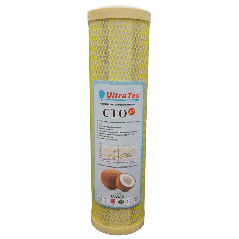 فیلتر دستگاه تصفیه آب الترا تک مدل UDF-CTO مجموعه 2 عددی