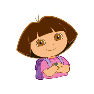 استیکر چوبی کودک مدل دورا کد 001