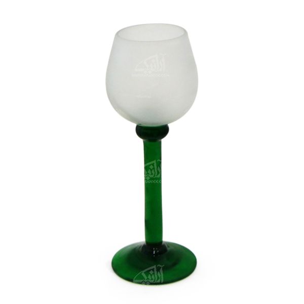 لیوان شیشه گری فوتی آرانیک ساده‏‏‏سبز‏ مدل 1017100004