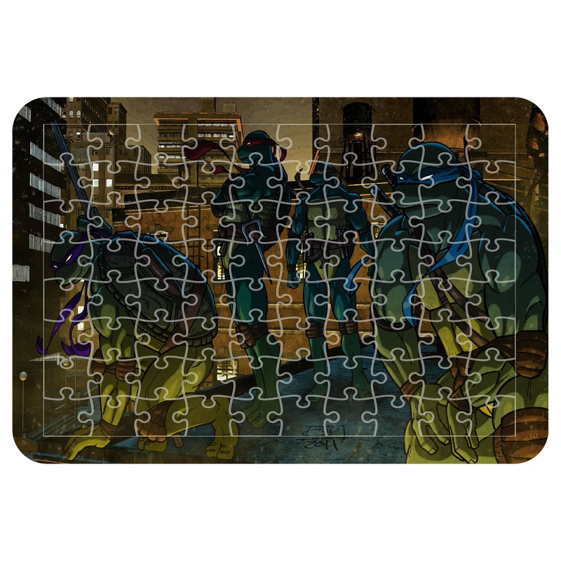 پازل 54 تکه مدل CHB1537 طرح انیمیشن لاکپشت های نینجا