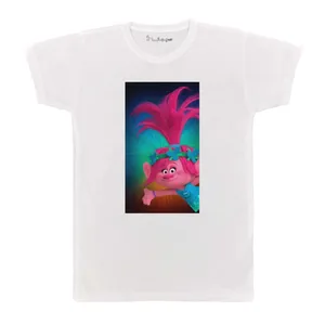 تی شرت بچگانه پرمانه طرح ترول ها کد pmt.4319