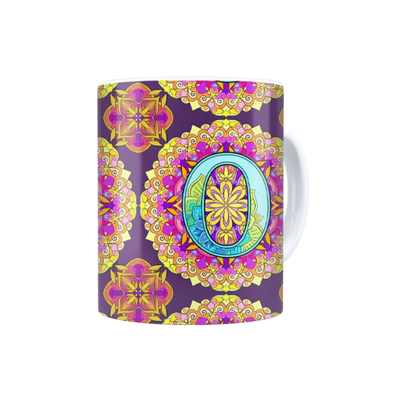 ماگ ترمه طراحان ایده مدل حرف O ماندالا کد cfp2965