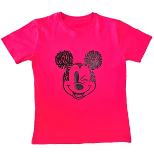 تی شرت آستین کوتاه زنانه مدل میکی موس