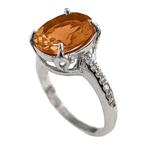 انگشتر نقره زنانه مدل الکساندریت کد GX7026