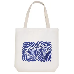 ساک خرید پارچه ای خندالو طرح طرح هنری مدل توت بگ کد 6846