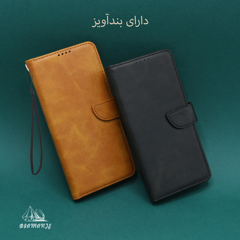کیف کلاسوری دیامانته مدل Scusa Bk مناسب برای گوشی موبایل شیائومی Mi 12X به همراه بند آویز