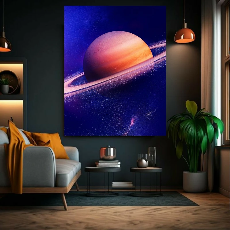 پوستر پارچه ای طرح سیاره منظومه شمسی کد BK1505