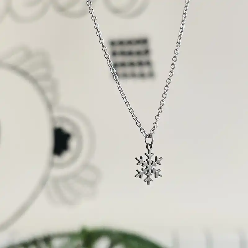 گردنبند مدل برف