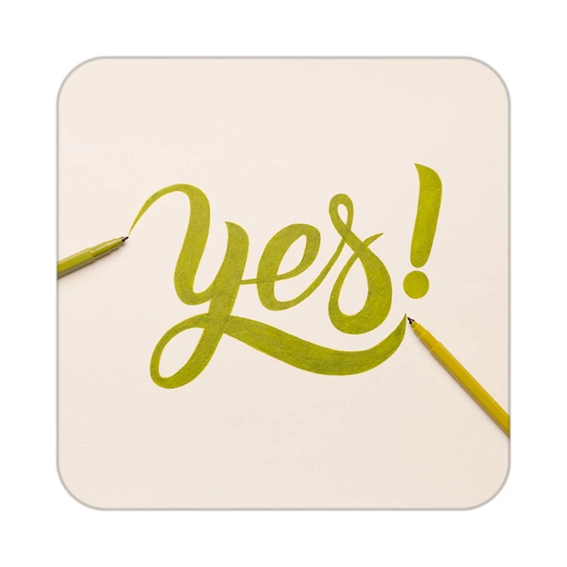 زیر لیوانی کاکتی طرح جملات انگیزشی و مثبت مدل mp24494