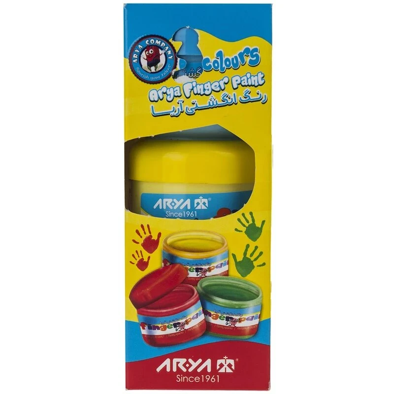 رنگ انگشتی 3 رنگ آریا کد 157