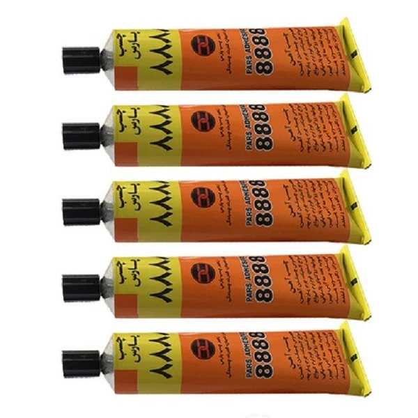 چسب آهن پارس مدل 8888 حجم 50 میلی لیتر بسته 5 عددی