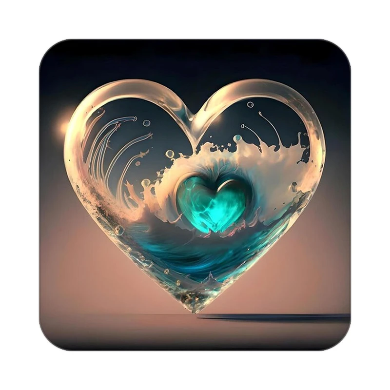 زیر لیوانی کاکتی مدل عاشقانه کد mp11577