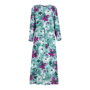 پیراهن ساحلی یقه گرد زنانه السانا کد 220321