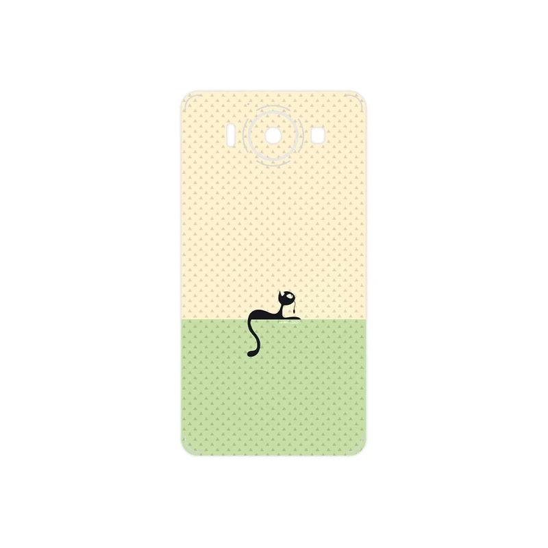 برچسب پوششی ماهوت مدل Minimal Internet Cat Icon مناسب برای گوشی موبایل مایکروسافت Lumia 950
