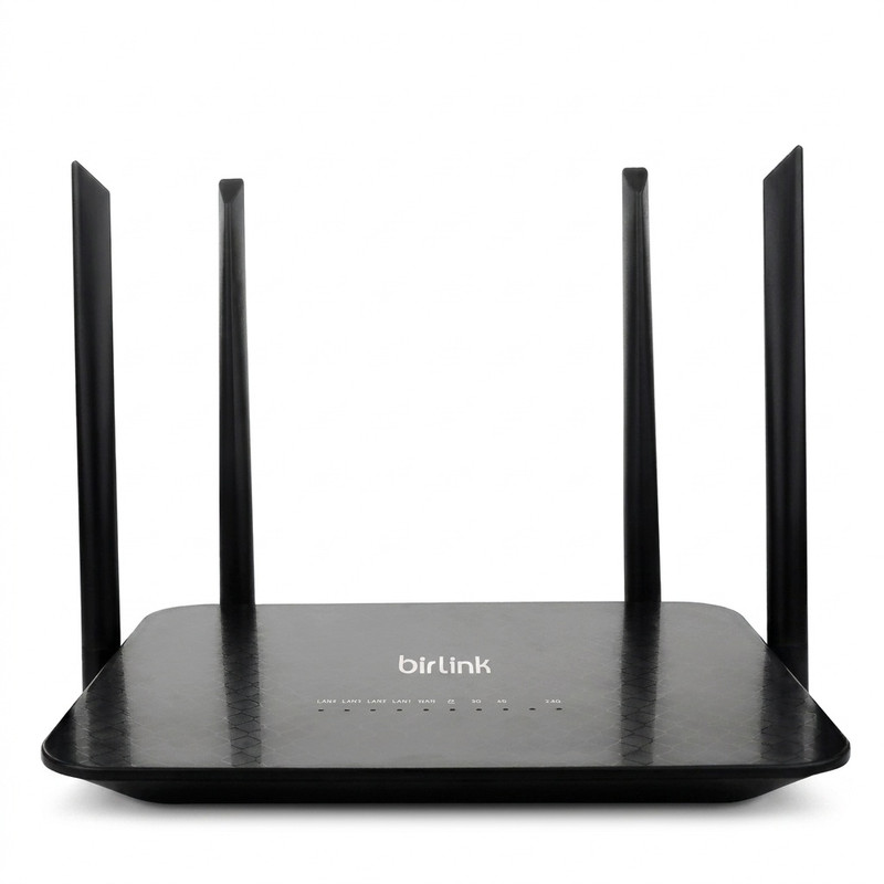 مودم روتر بی‌سیم 4G LTE بیرلینک مدل BL450 با 4 آنتن خارجی 5 دسی‌بلی، 5 پورت LAN و یک پورت WAN، پشتیبانی از VPN، SMS و اتصال اینترنت کابلی