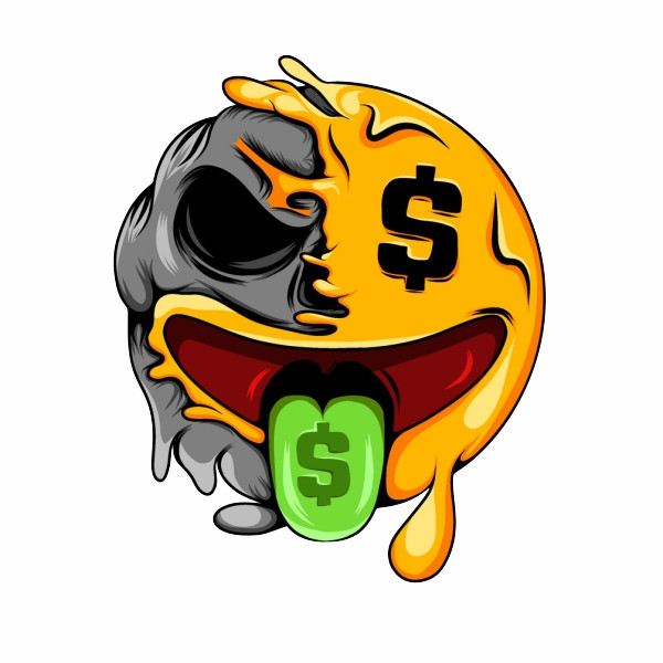    برچسب بدنه موتورسیکلت مدل پول دوست