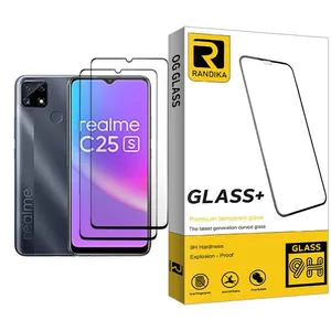 Randika Randika Glass MIX002 Screen Protector For Realme C25s Pack Of 2