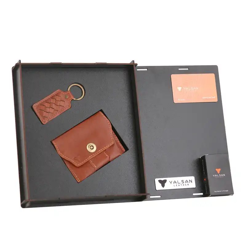 ست هدیه چرم یلسان مدل سپنتا کد NHL-073-BS