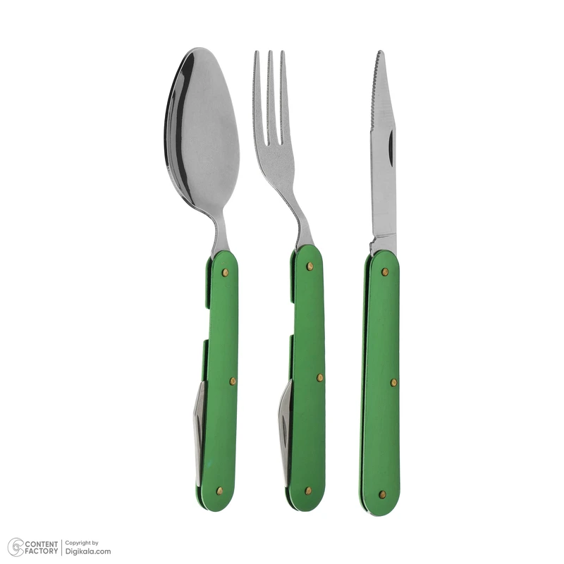 عکس شماره 22 : قاشق و چنگال سفری اکسین مدل تاشو st3