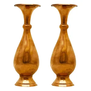 گلدان مسی کد 220 موشکی بسته 2 عددی