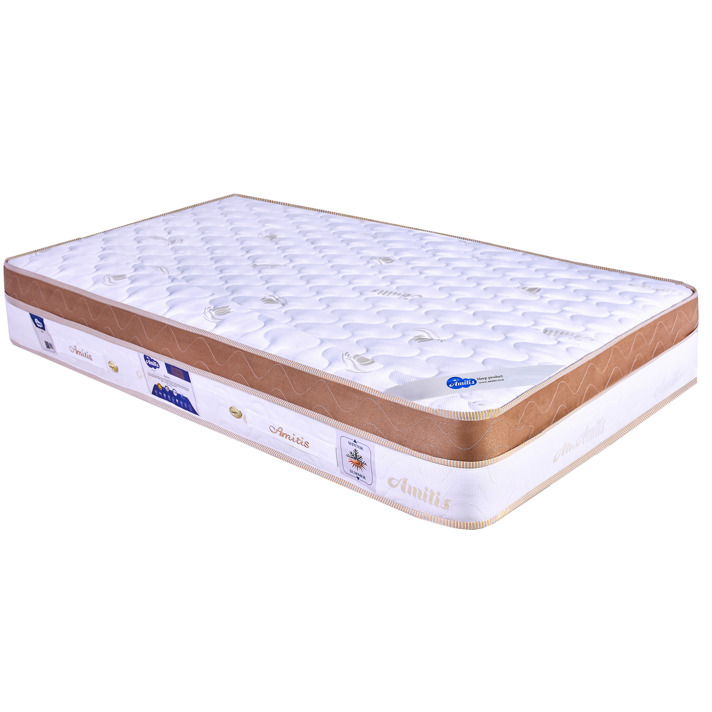 تشک آمیتیس مدل آرامیس یک نفره سایز 120x200 سانتی متر