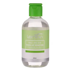 محلول پاک کننده آرایش صورت لامینین مدل Dexpanthenol مناسب برای پوست خشک حجم 200 میلی لیتر