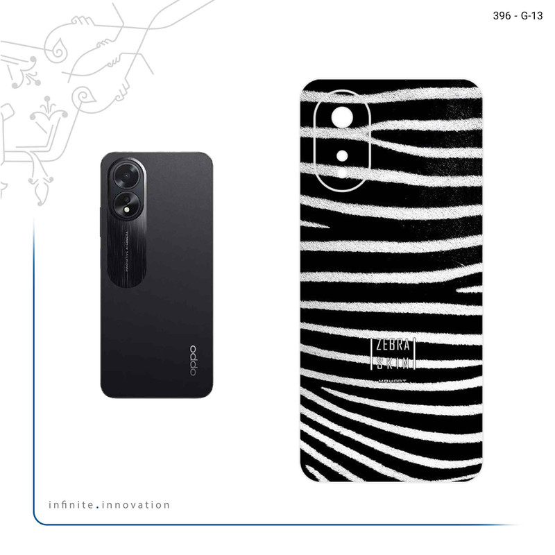 برچسب پوششی ماهوت مدل Zebra Skin مناسب برای گوشی موبایل اپو A38