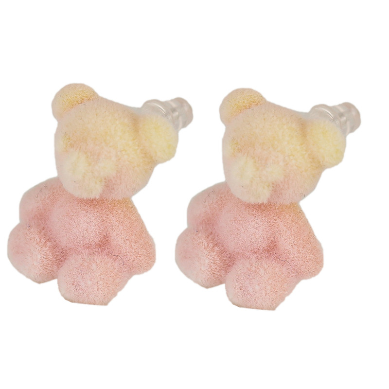 گوشواره دخترانه مدل خرسی کد AAC-223