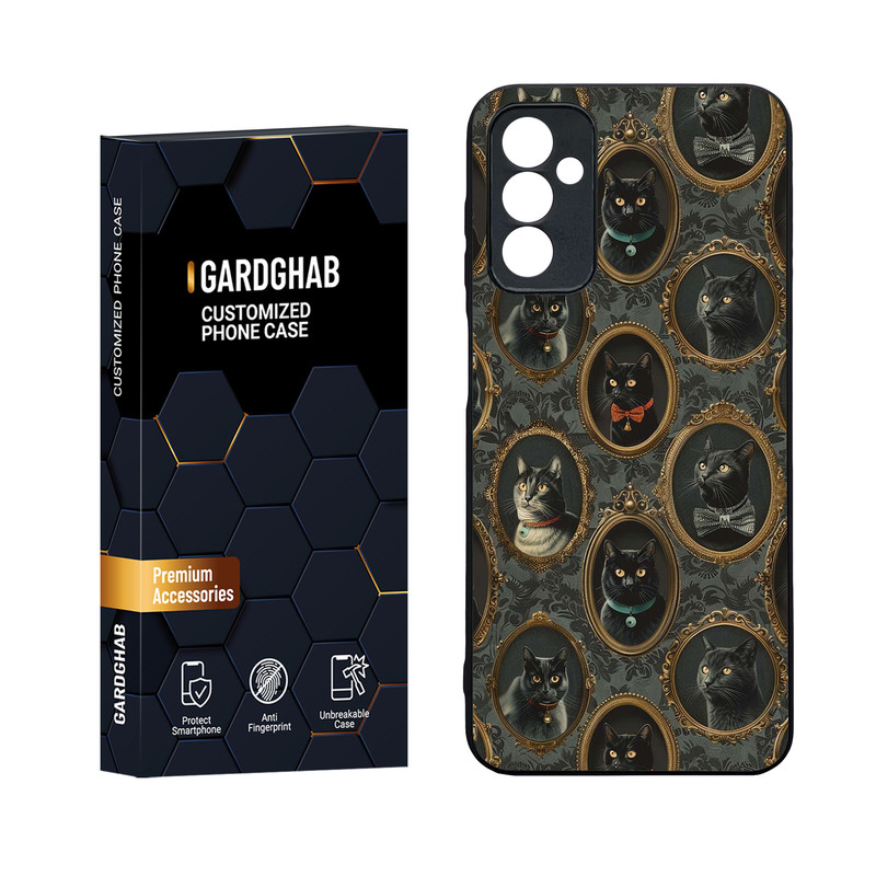 کاور گارد قاب مدل دورژله ای پشت گلس فانتزی مناسب برای گوشی موبایل سامسونگ Galaxy M13 4G