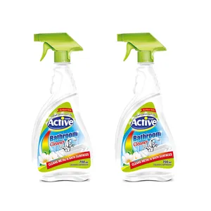 اسپری تمیزکننده سطوح حمام و شیرآلات اکتیو  مدل cleen حجم 700 میلی لیتر مجموعه 2 عددی