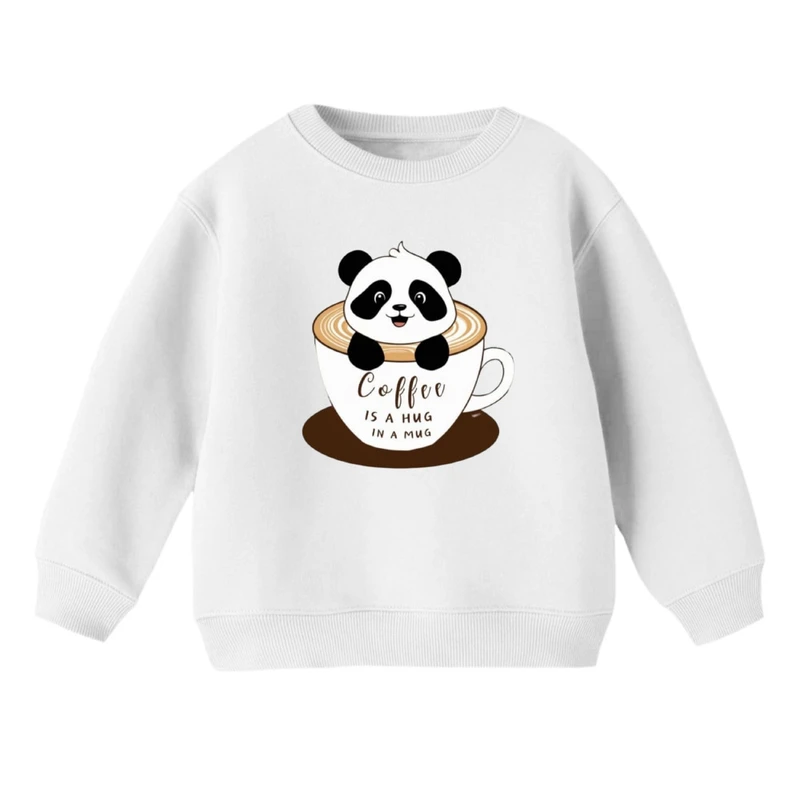 سویشرت بچگانه مدل پاندا و قهوه 