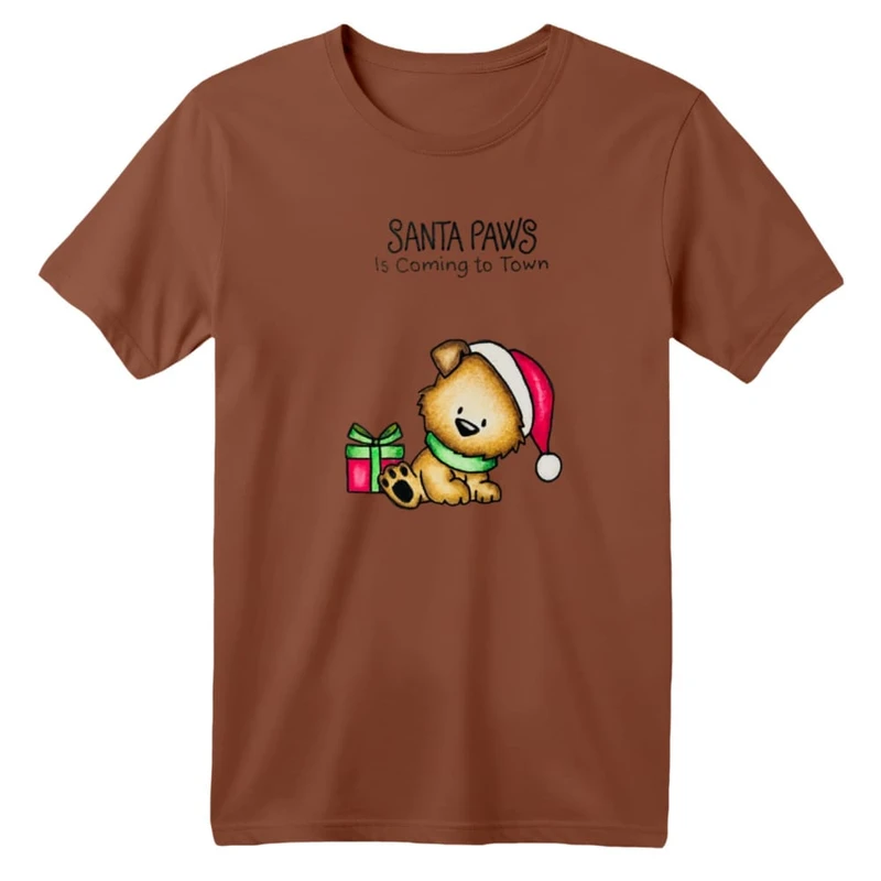 تی شرت آستین کوتاه بچگانه مدل خرس کریسمس کد 9