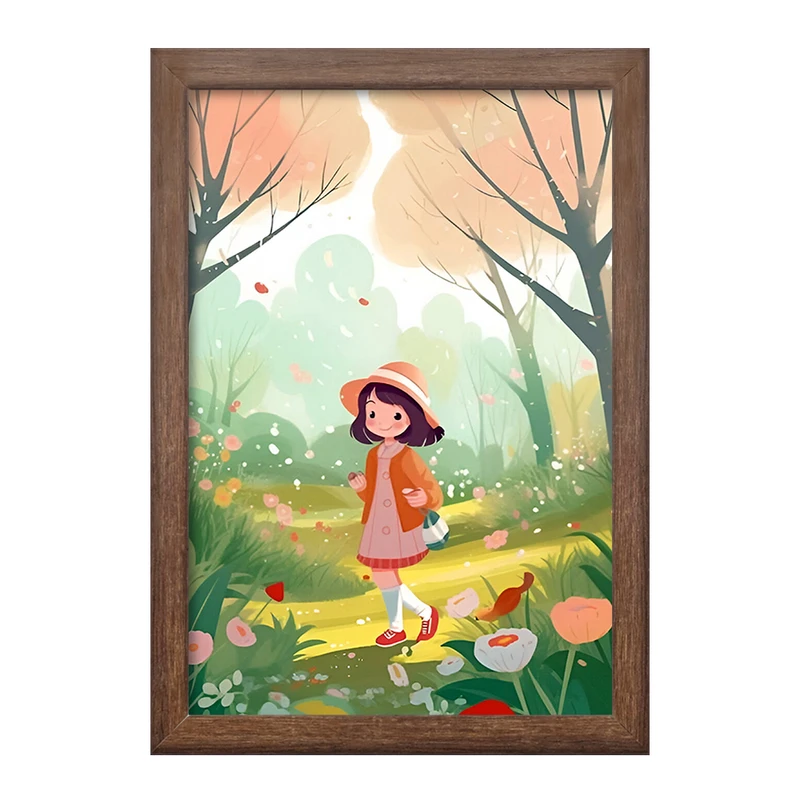 تابلو خندالو طرح دخترانه کودکانه کد F10933