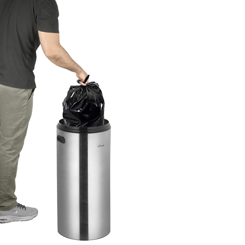 سطل زباله سیرکل مدل جا سیگاری دار CH