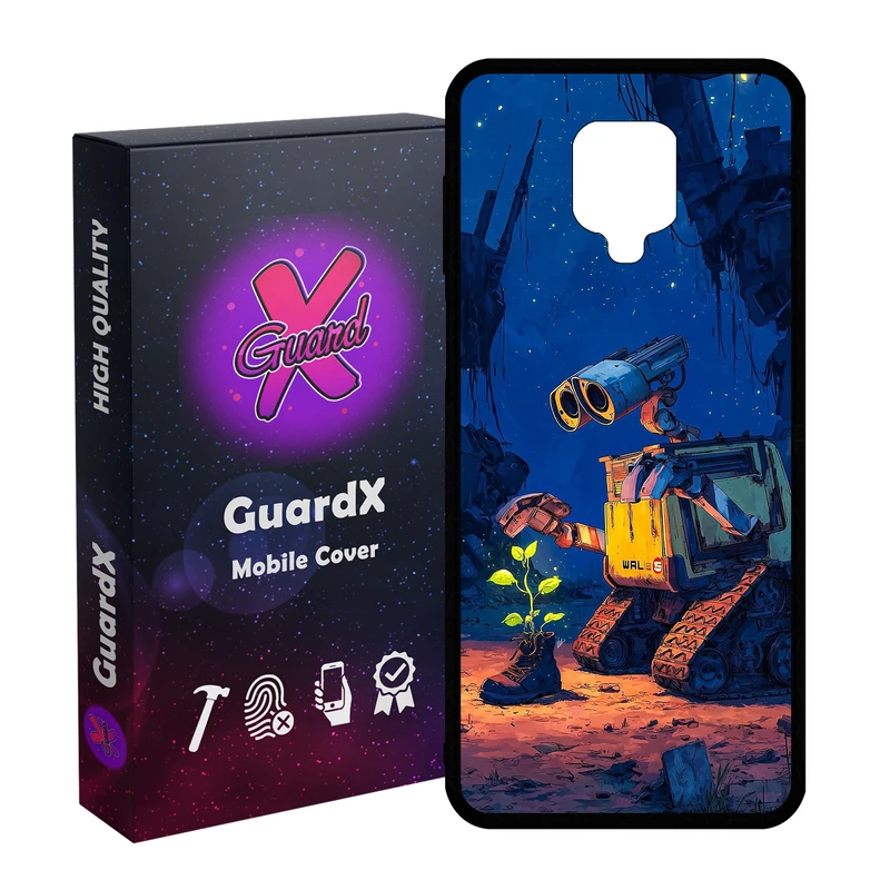 کاور گارد ایکس طرح Wall E مدل 10943 مناسب برای گوشی موبایل شیائومی Redmi Note9 Pro/Note 9 Pro Max/Redmi Note 9S/MI Poco M2 Pro