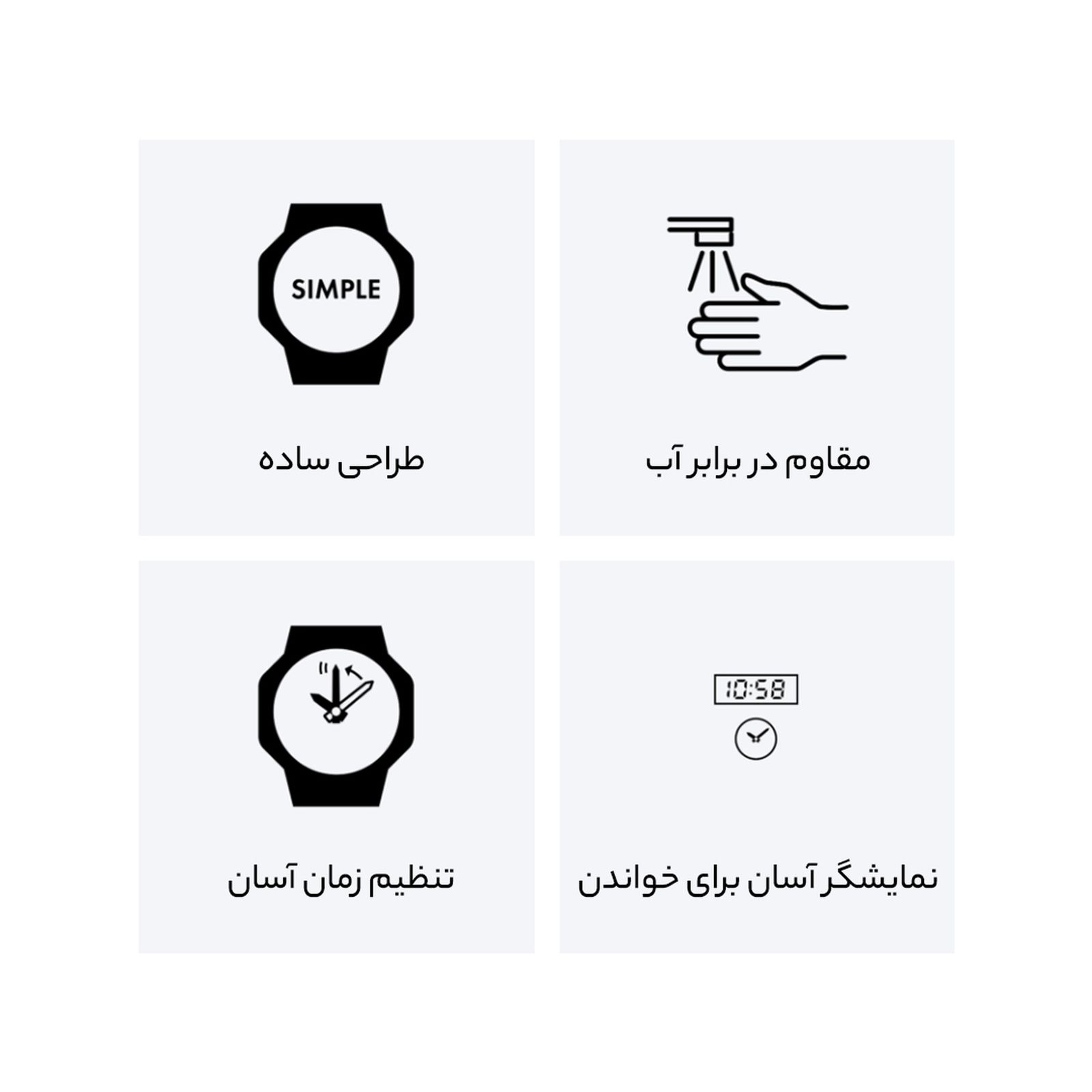 ساعت مچی عقربه ای زنانه کاسیو مدل LTP-VT01GL-9B -  - 10
