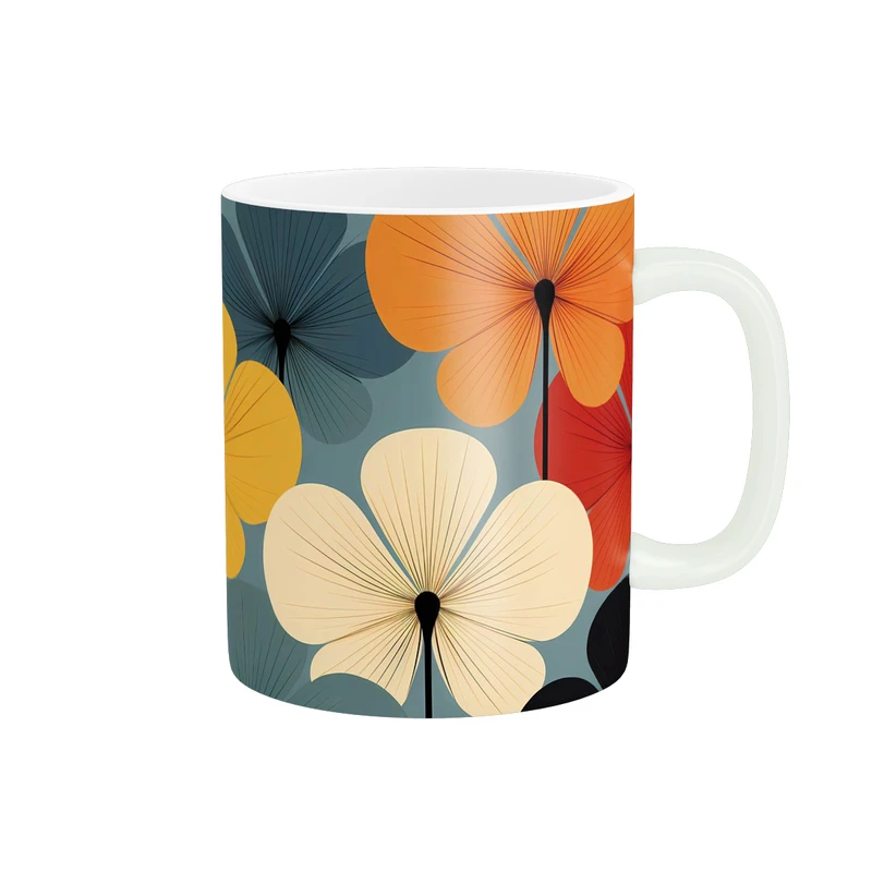 ماگ پاد آفرین طرح گل کد 2341