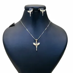 نیم ست نقره زنانه مدل  فرشته