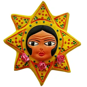 آویز سفالی مدل sun-drakhshan12